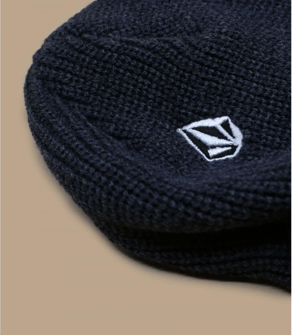 Full Stone Visor Beanie charcoal Volcom